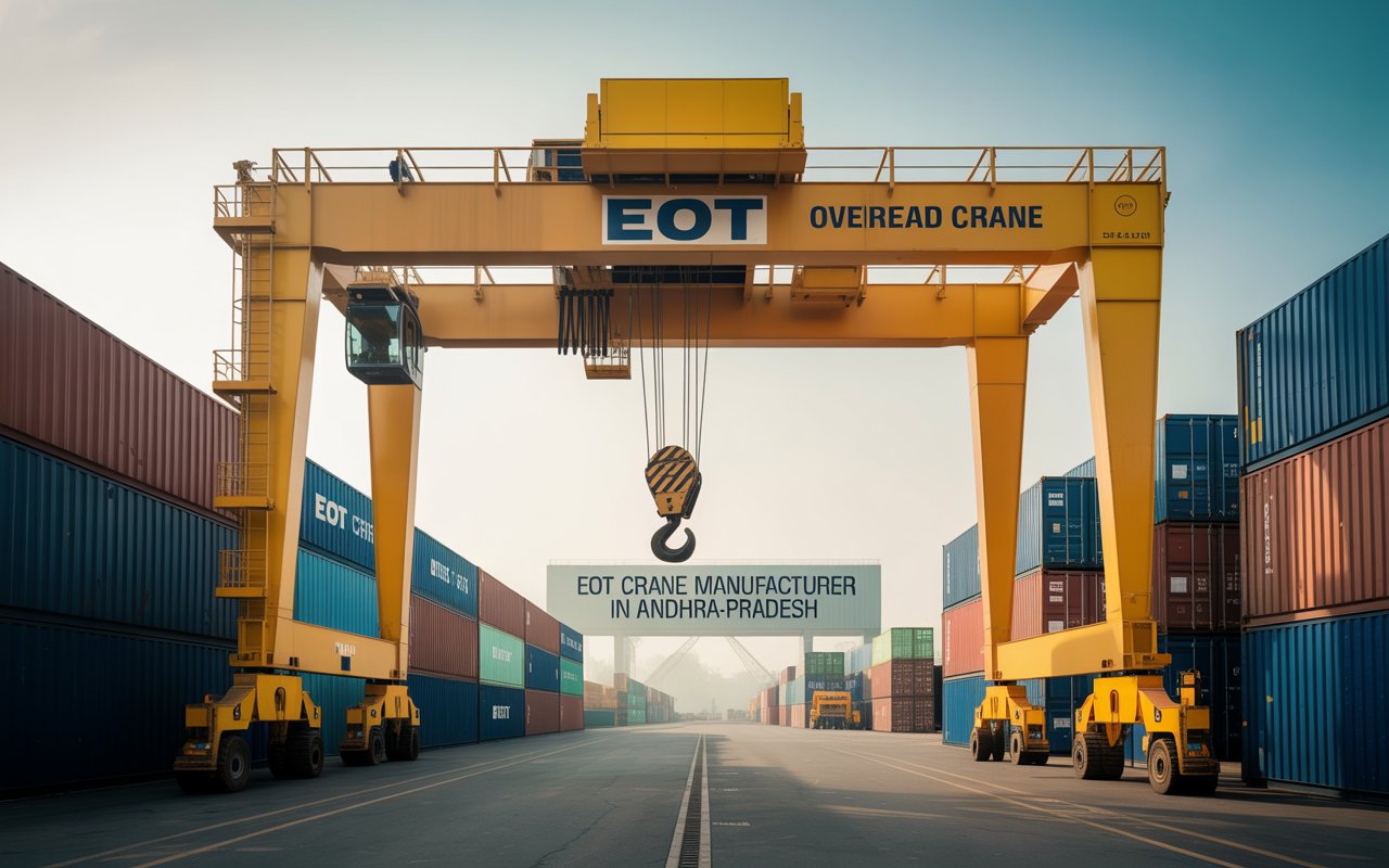 EOT Crane with wheels in shipyards in Andhra-Pradesh
 - Eotcranesinindia
